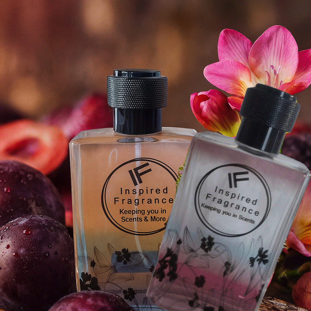 mens and ladies fragrance bottle